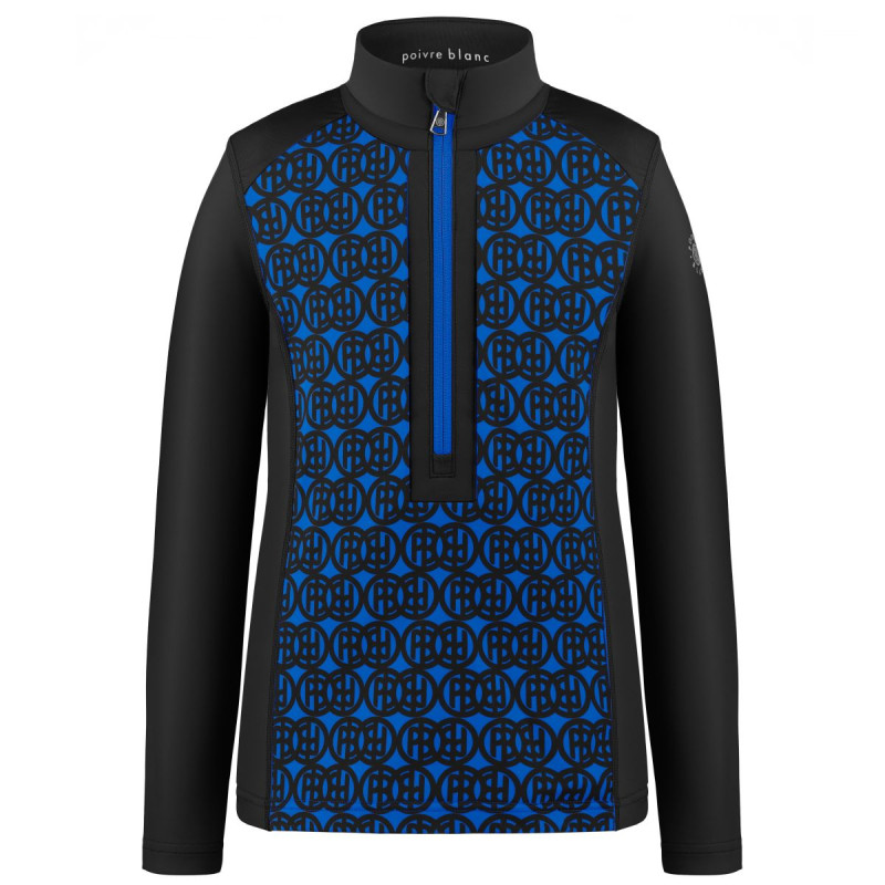 Dívčí mikina Poivre Blanc W22-1944-JRGL/M BASE LAYER  - černá