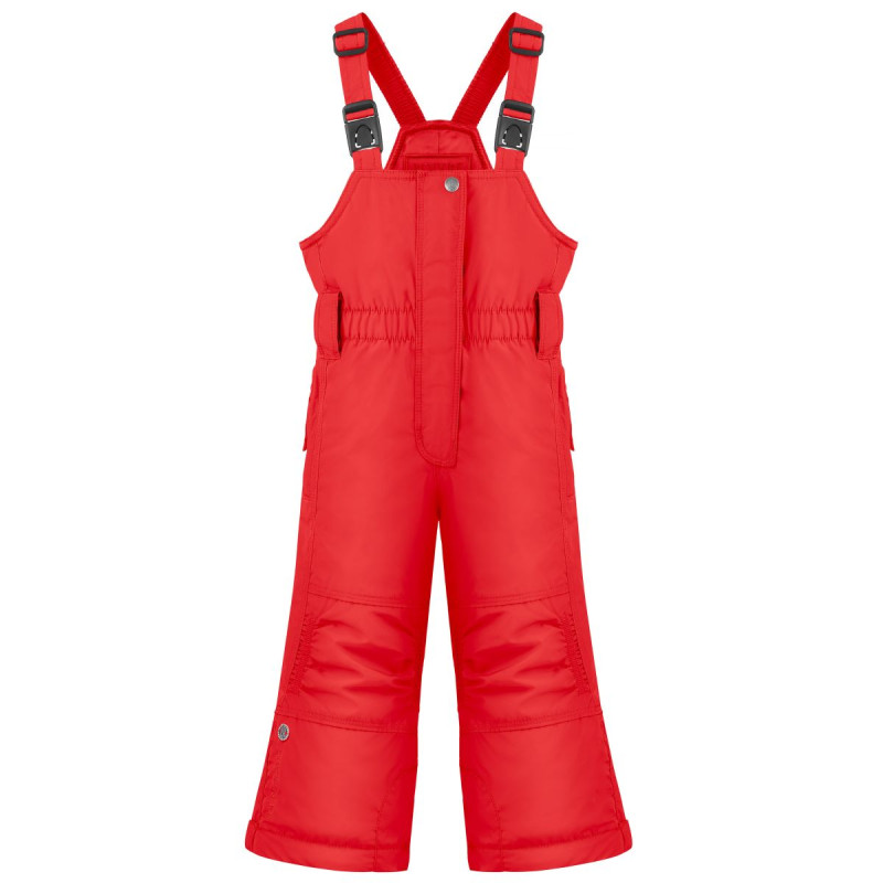 Dievčenské lyžiarské nohavice Poivre Blanc W22-1024-BBGL/A SKI BIB  - červená