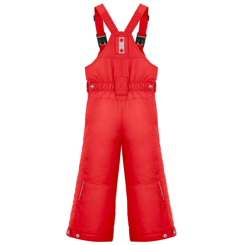 Dievčenské lyžiarské nohavice Poivre Blanc W22-1024-BBGL/A SKI BIB  - červená