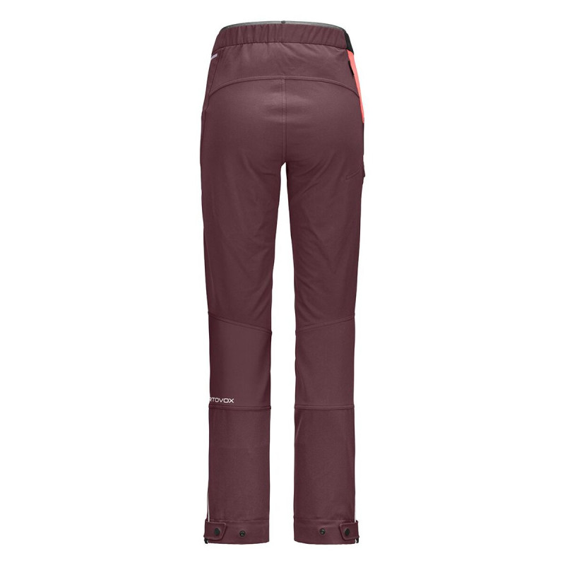 Dámske nohavice Ortovox COL BECCHEI PANTS  - vínová