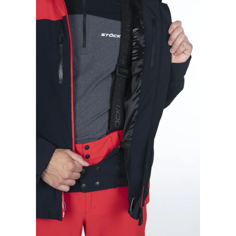 Pánská lyžařská bunda Stöckli WRT  - červená