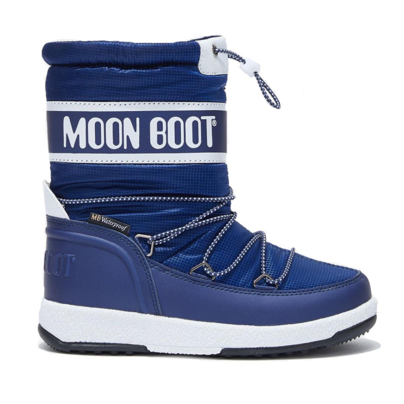 Chlapčenské snehule Moon Boot JR BOY SPORT  - modrá