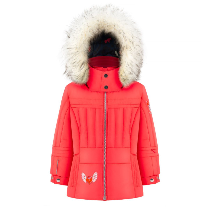 Dievčenská lyžiarská bunda Poivre Blanc W22-1002-BBGL SKI  - ružová