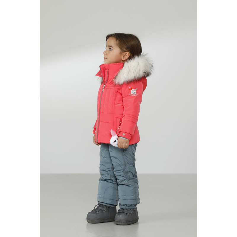 Dievčenská lyžiarská bunda Poivre Blanc W22-1002-BBGL SKI  - ružová