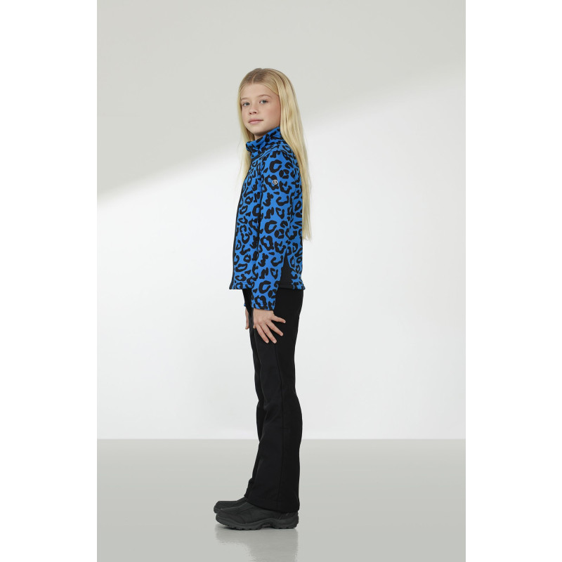 Dívčí lyžařská mikina Poivre Blanc W22-1702-JRGL/L STRETCH FLEECE  - modrá