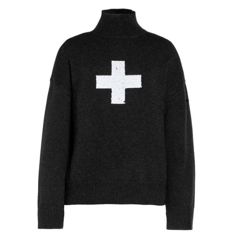 Dámsky sveter Goldbergh BEAU KNIT  - čierna