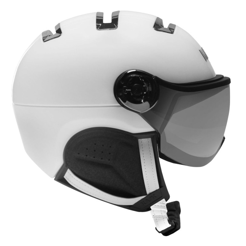 Lyžařská helma Kask PIUMA-R CHROME VISOR  - bílá