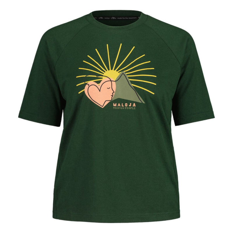 Dámske funkčné tričko Maloja DAMBELM.  - tmavo zelená