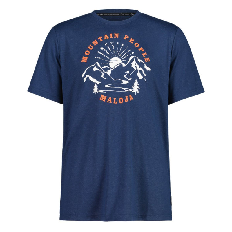 Pánske tričko Maloja UNTERSBERGM.  - tmavo modrá