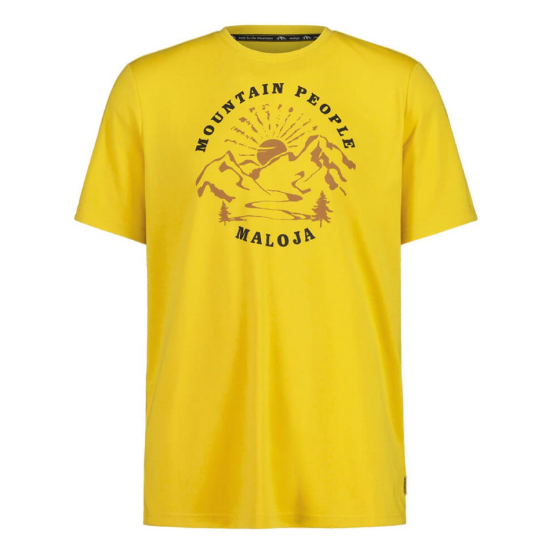 Pánské tričko Maloja UNTERSBERGM.  - žlutá