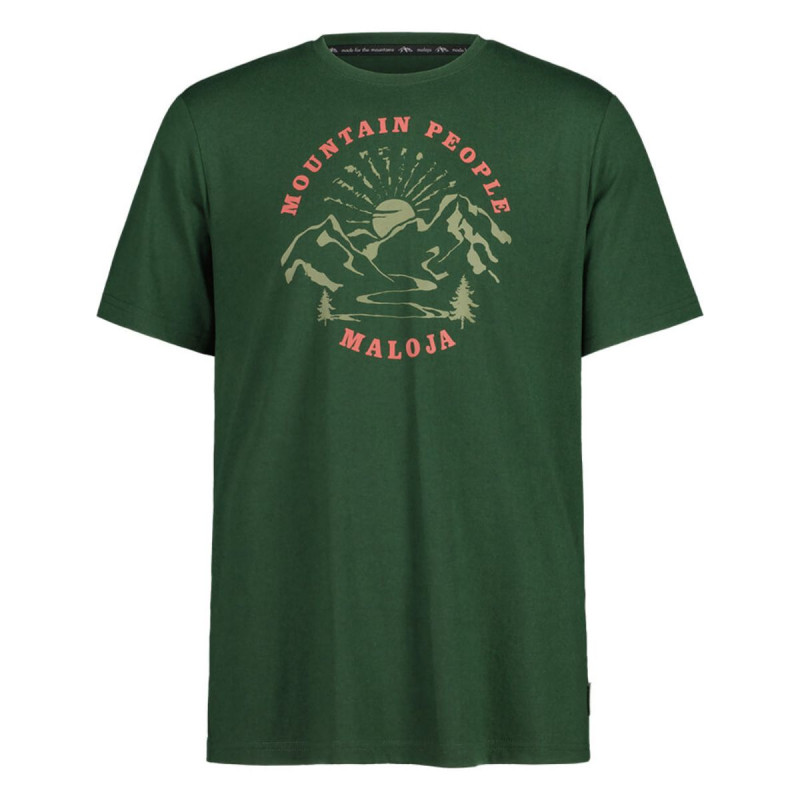 Pánske tričko Maloja UNTERSBERGM.  - tmavo zelená