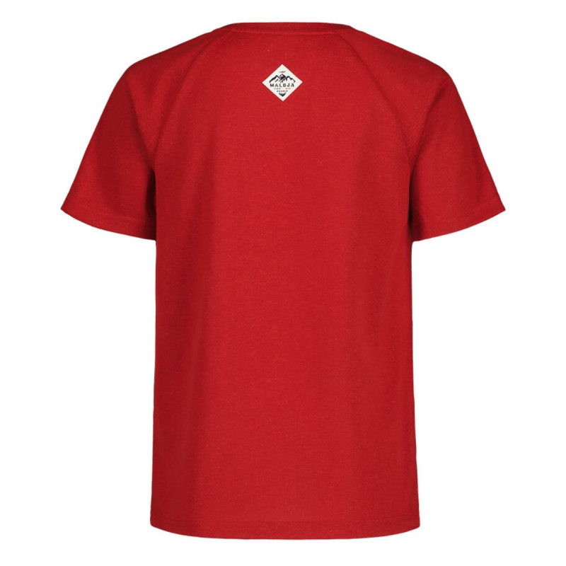 Chlapčenské funkčné tričko Maloja PAPAVERB.  - červená