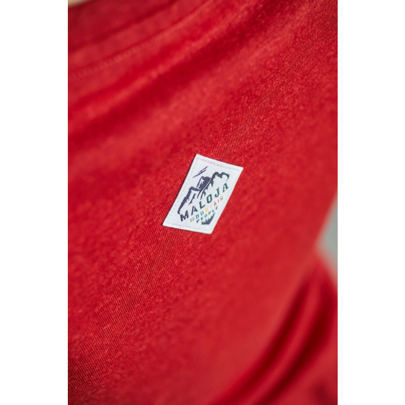 Chlapčenské funkčné tričko Maloja PAPAVERB.  - červená