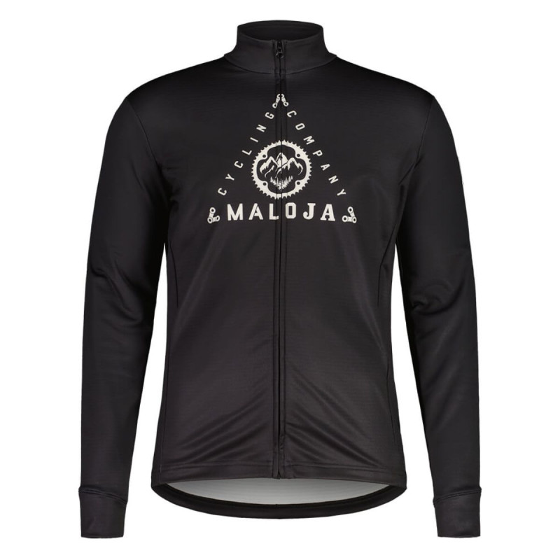 Pánsky cyklistický dres Maloja ANTEROM. 1/1  - čierna