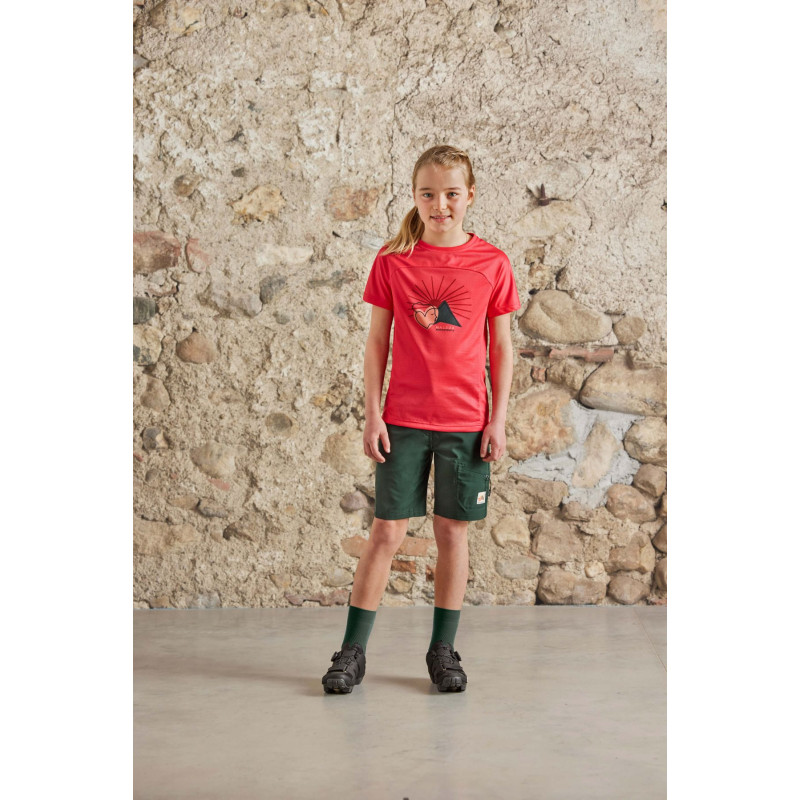 Dievčenský cyklistický dres Maloja BARBARAKRAUTG.  - oranžová