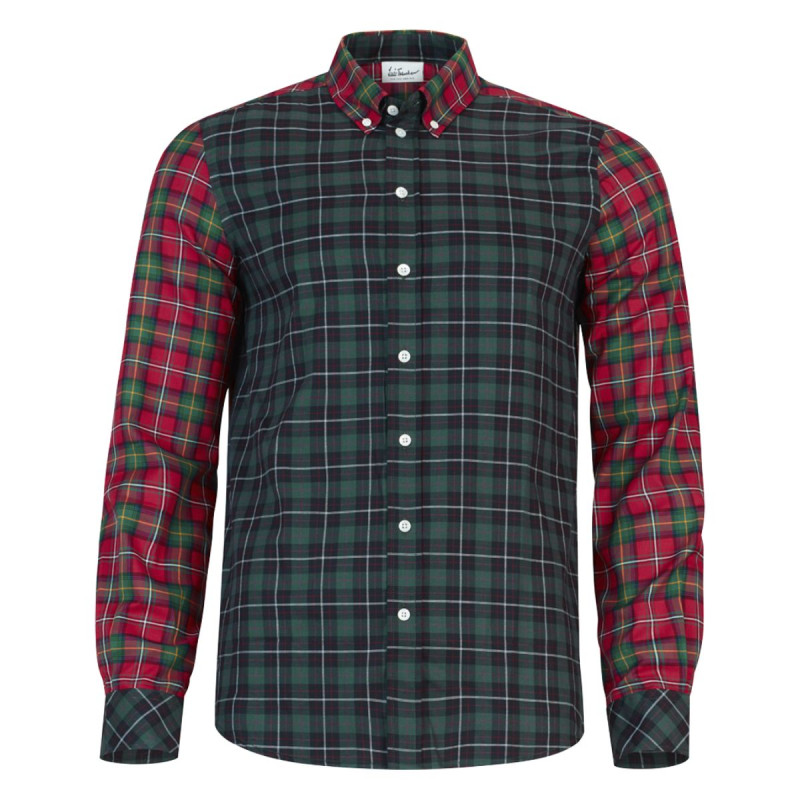 Pánska košeľa Luis Trenker LUBENZIO SCOTWILL  - tmavo zelená