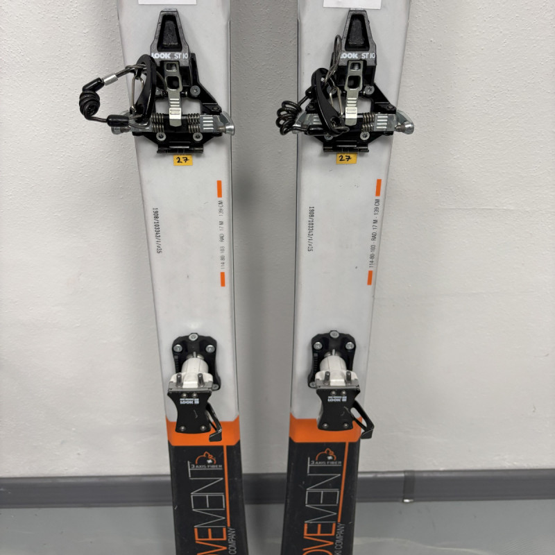 Skialpové lyže Movement APPLE 80 + LOOK ST 10 + MOVEMENT SKINS