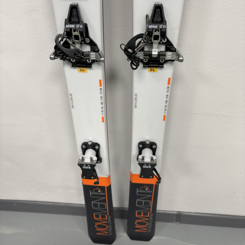 Skialpové lyže Movement APPLE 80 + LOOK ST 10 + MOVEMENT SKINS