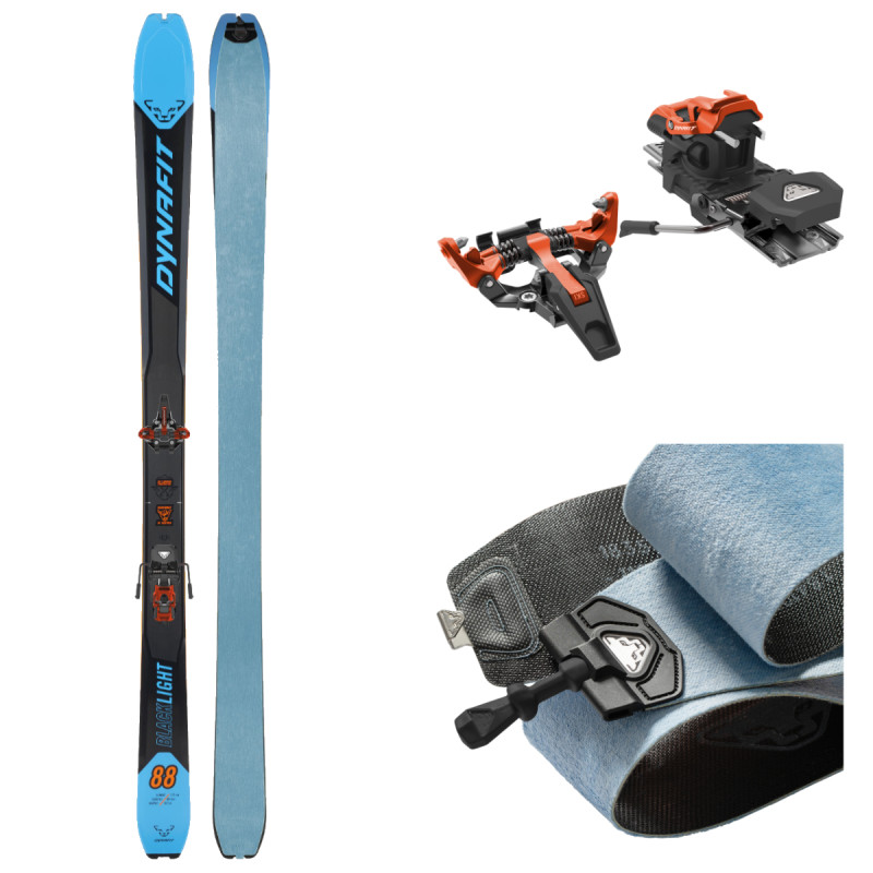 Skialpový set Dynafit BLACKLIGHT 88 + BLACKLIGHT LONG TRAVEL + SPEEDSKIN