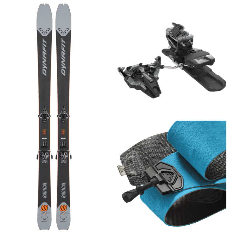 Pánský skialpový set Dynafit RADICAL 88 + RADICAL LONG TRAVEL + SPEEDSKIN