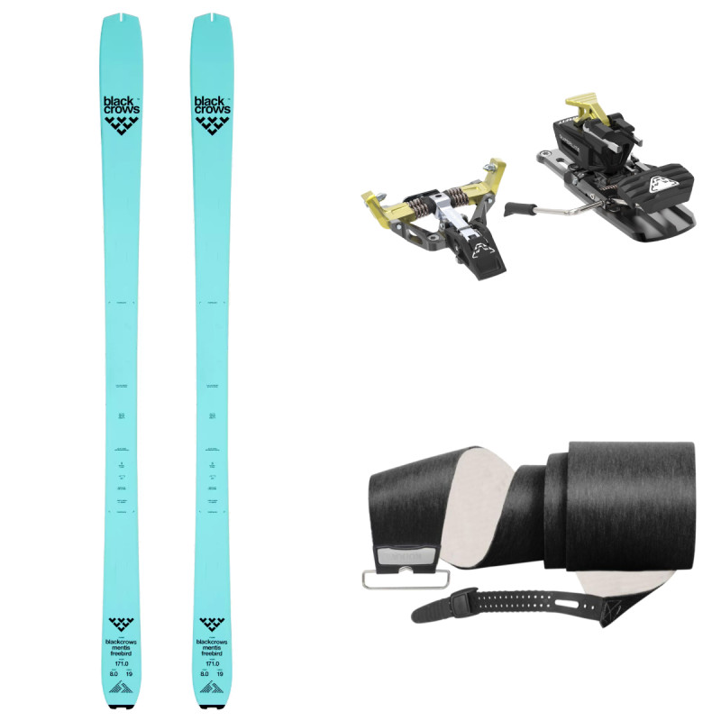 Skialpovy set MENTIS FREEBIRD + SUPERLITE 175+ (Z12+) + SUMMIT SKINS