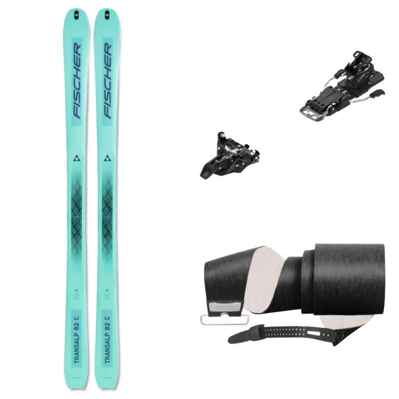 Dámský skialpový set Fischer TRANSALP 82 CARBON WS + ATK CREST 8 + SKINS