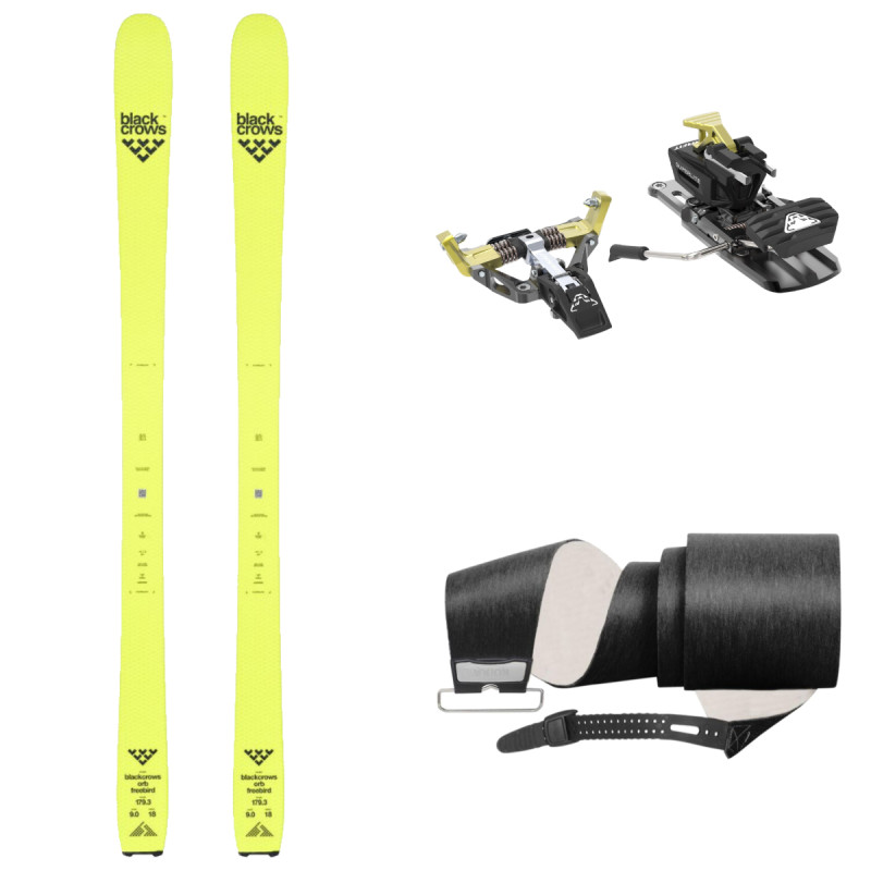 Skialpový set Black Crows ORB FREEBIRD + SUPERLITE 175+ (Z12+) + SUMMIT SKINS