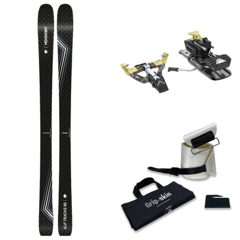 Skialpový set Movement ALP TRACKS 85 + SUPERLITE 175+ (Z12+) + GRIP-SKIN