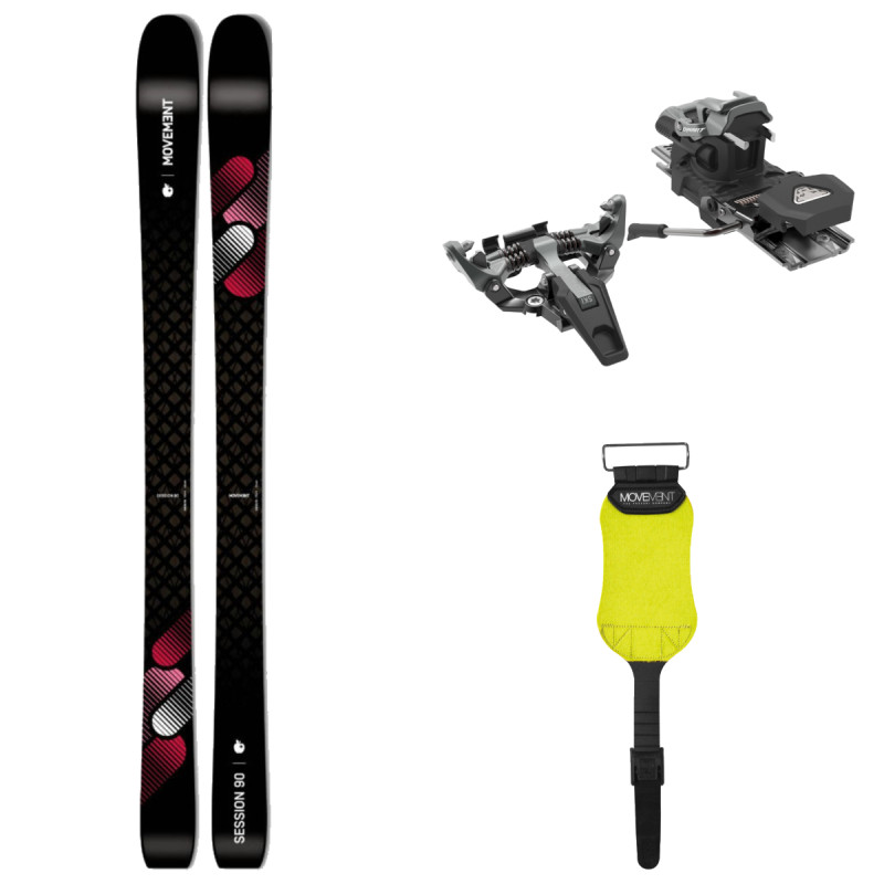 Skialpový set Movement SESSION 90 + BLACKLIGHT LONG TRAVEL + SESSION 90 MIX
