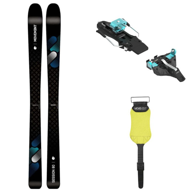 Dětský skialpový set Movement SESSION 80 + ATK CANDY 5 + SKINS