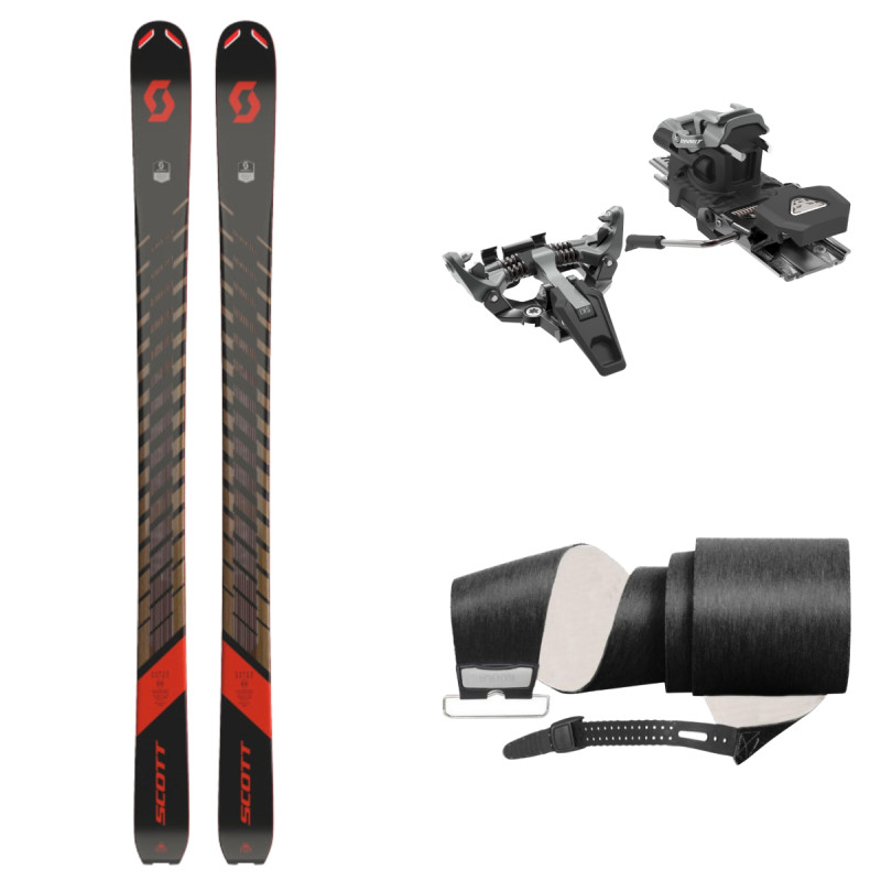 Pánský skialpový set Scott SUPERGUIDE 88 + DYNAFIT BLACKLIGHT + SKINS