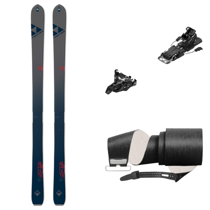Skialpový set Fischer ALPROUTE 88 + ATOMIC BACKLAND SUMMIT 9 BR + SKINS