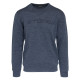 Pánsky sveter Stöckli MEN SWISS MADE KNITTED PULLOVER  - tmavo šedá