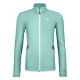 Dámska mikina Ortovox FLEECE JACKET  - svetlo zelená