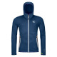Pánska mikina Ortovox FLEECE HOODY  - tmavo modrá