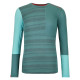 Dámske funkčné tričko Ortovox 185 ROCK'N'WOOL LONG SLEEVE  - zelená