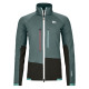 Dámska mikina Ortovox FLEECE RIB JACKET  - tmavo šedá