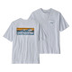 Pánské tričko Patagonia BOARDSHORT LOGO POCKET RESPONSIBILI-TEE  - bílá