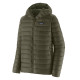 Pánská bunda Patagonia DOWN SWEATER HOODY  - khaki