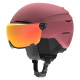 Lyžiarská prilba Atomic SAVOR VISOR STEREO  - vínová