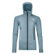 Dámska bunda Ortovox SWISSWOOL COL BECCHEI HYBRID JACKET  - svetlo modrá