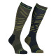 Pánske ponožky Ortovox SKI TOUR LONG  - khaki