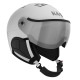 Lyžařská helma Kask PIUMA-R CHROME VISOR  - bílá