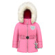 Dívčí lyžařská bunda Poivre Blanc W24-1201-BBGL/A  - světle růžová