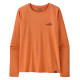 Dámské funkční tričko Patagonia LONG-SLEEVED CAPILENE COOL DAILY GRAPHIC SHIRT  - oranžová