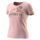 Dámské funkční tričko Dynafit TRANSALPER GRAPHIC SHIRT  - světle růžová