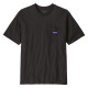 Pánske tričko Patagonia DAILY POCKET TEE  - čierna