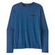 Pánske funkčné tričko Patagonia LONG-SLEEVED CAPILENE COOL DAILY GRAPHIC SHIRT  - tmavo modrá