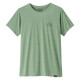 Dámské funkční tričko Patagonia CAPILENE COOL DAILY GRAPHIC SHIRT  - světle zelená