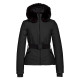 Dámska bunda Goldbergh HIDA FAUX BORDER  - čierna